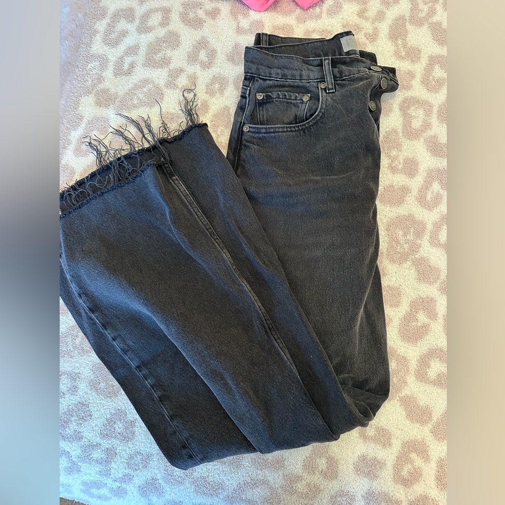 NWOT Boyish wide leg black denim jeans